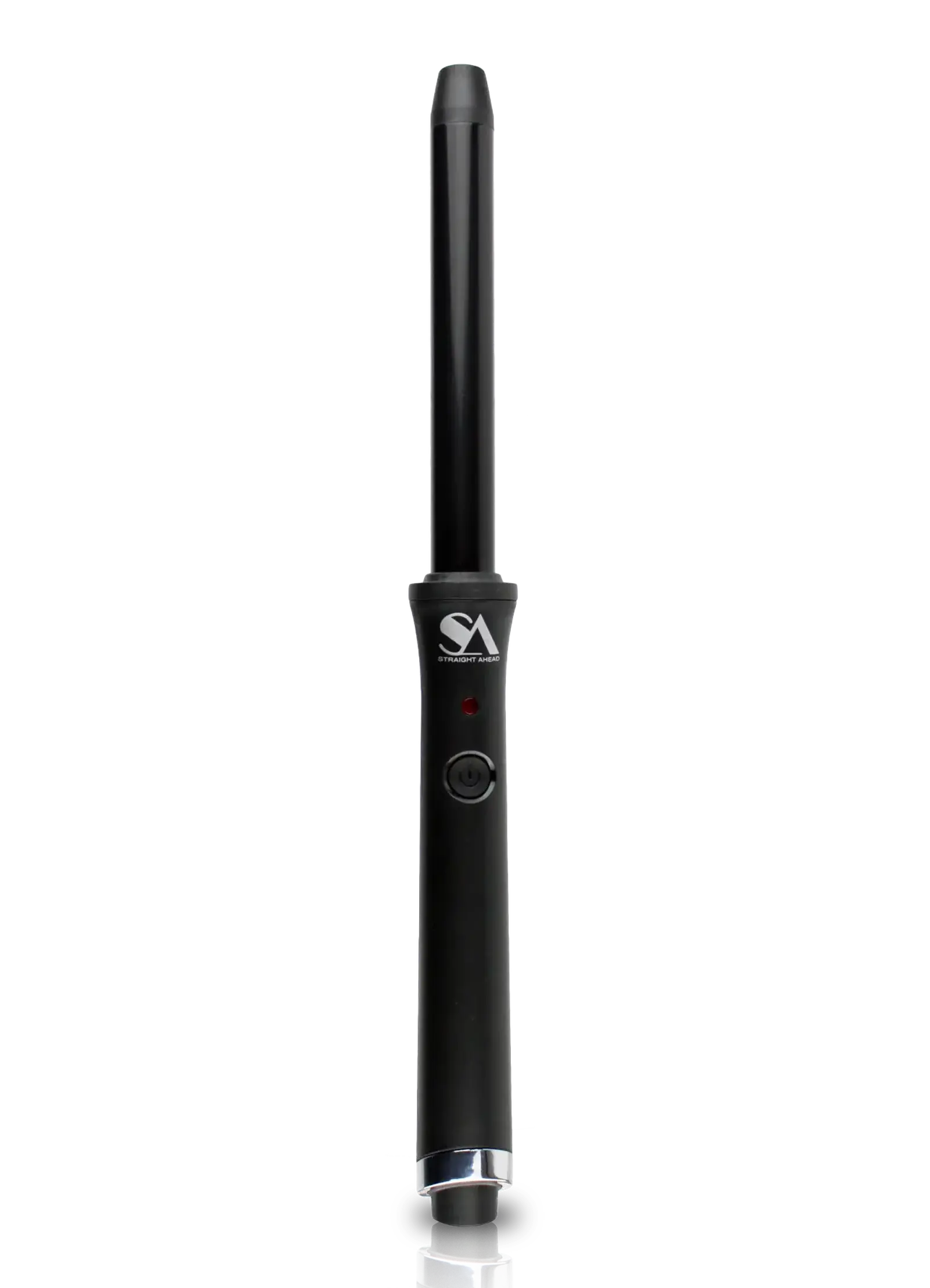 STRAIGHT AHEAD (SA) 3-Barrel Curling Wand in Matte Black with Rose Gold Accents 3-in-1 Curling Wand with Extended Barrels | Bombay Hair  main image 4