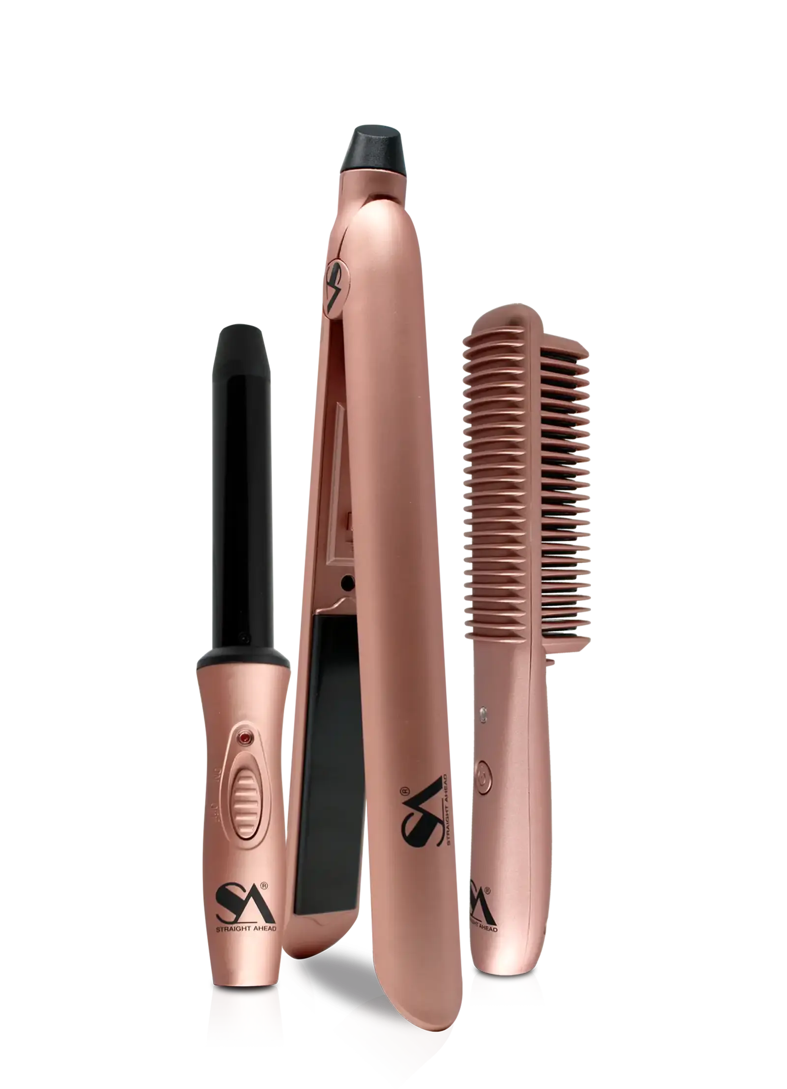 【日本未発売】プロ用ヘアアイロン Straight Ahead Beauty Portable Set - Straight Ahead Beauty