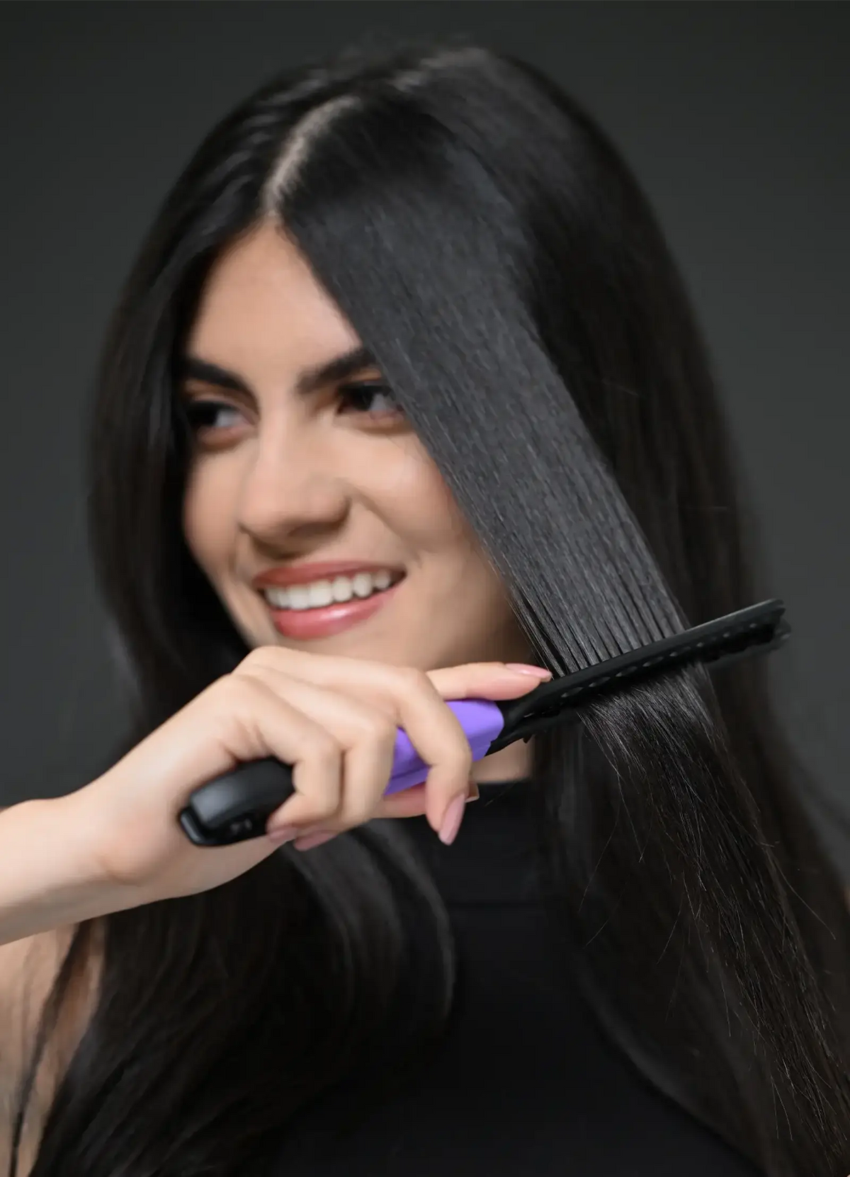 Salon Styling Comb by Straight Ahead Beauty, model photo