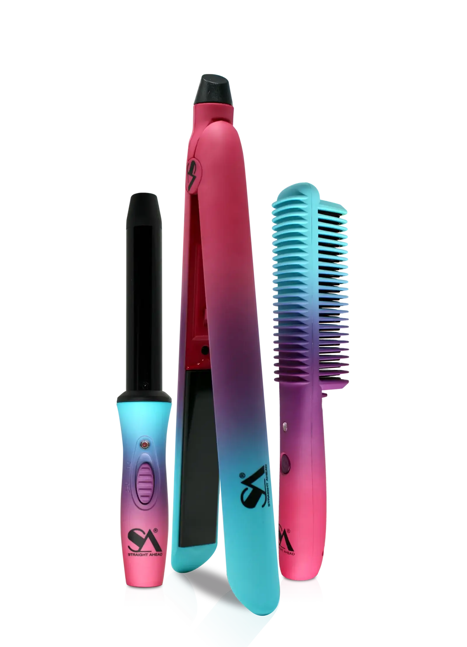 【日本未発売】プロ用ヘアアイロン Straight Ahead Beauty Portable Set - Straight Ahead Beauty
